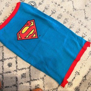 *SOLD* NWT DC Comics Superman Logo Blue Knit Sweater for Dogs XXL